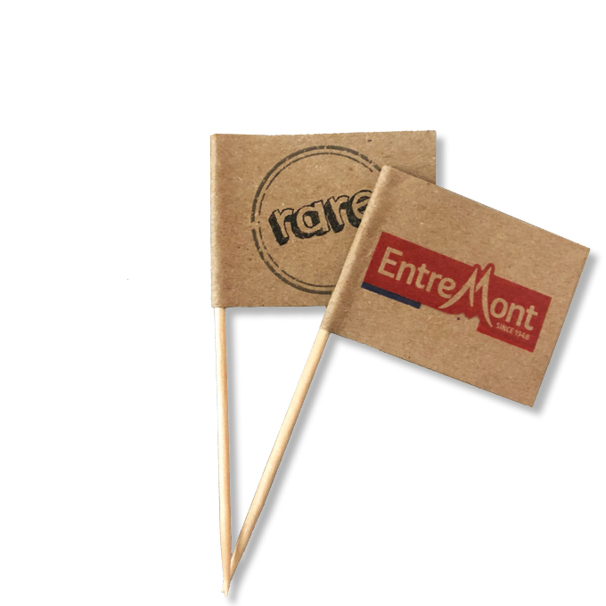 Minifahnen / Burgerflags Kraftpapier