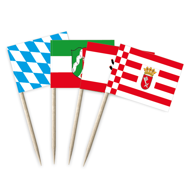 Minifahnen Bundesländer