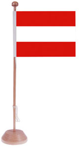 Tischfahnen, Österreich