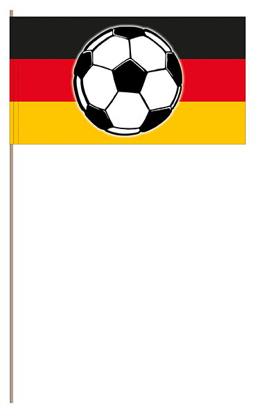 Papierfahnen, Deutschland/Ball