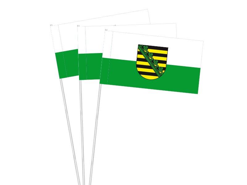 Papierfahnen, Sachsen