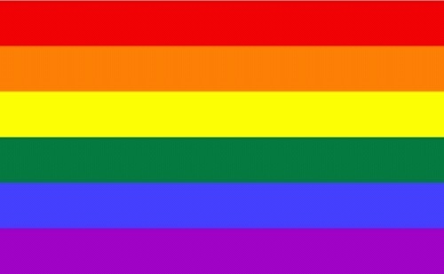 Polyesterfahnen Regenbogen
